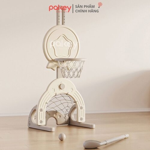 Bộ bóng đá - bóng rổ cho bé Pakey Star