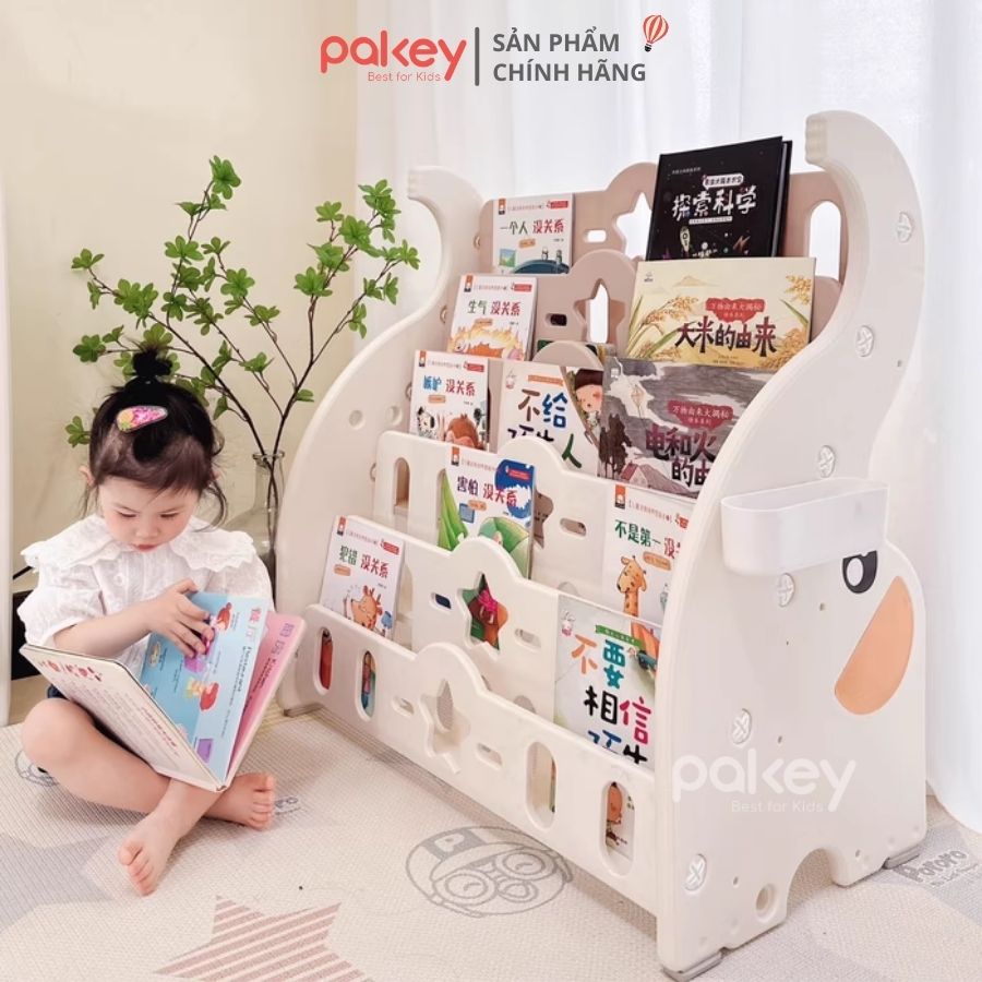 Kệ sách cho bé Pakey voi GS02 Kệ sách cho bé Pakey voi GS02