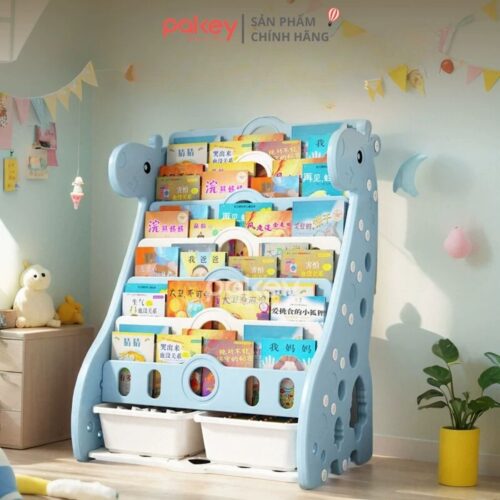Kệ sách cho bé Pakey hươu cao cổ