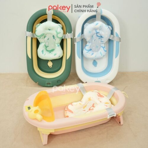 Chậu tắm cho bé gấp gọn Pakey CT02