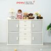 Tủ nhựa 5 ngăn 4 cánh Pakey E011