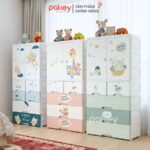Tủ quần áo cho bé 4/5 tầng Pakey HX004