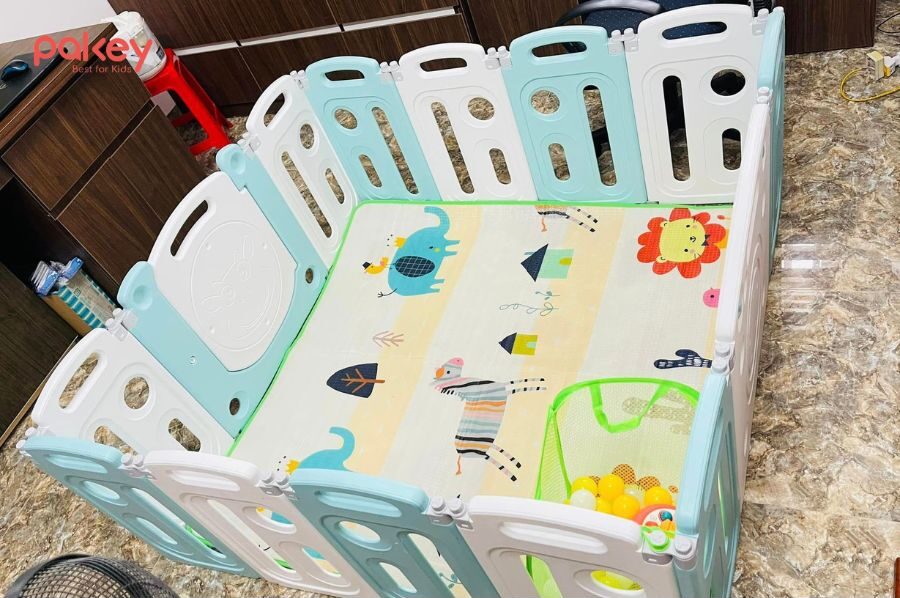 Thanh lý quây cũi nhựa giúp tối ưu diện tích, giúp không gian thoáng đãng, gọn gàng hơn 