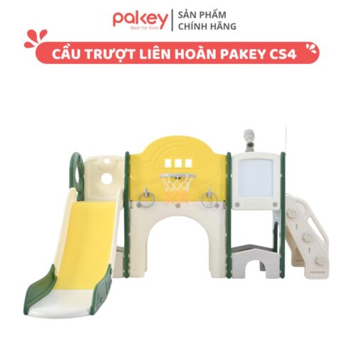 Cầu trượt cho bé liên hoàn Pakey CS04