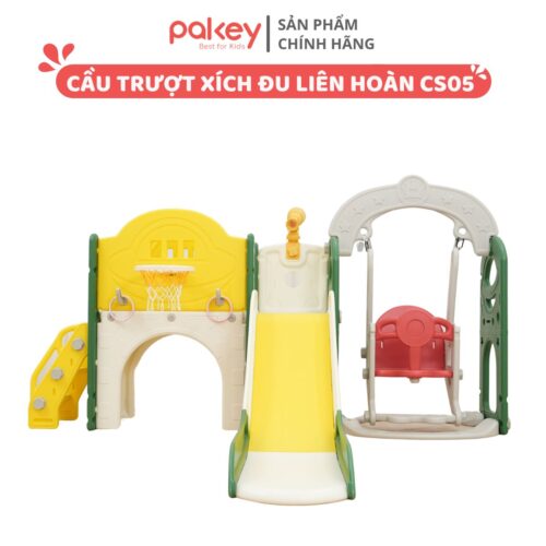 Cầu trượt xích đu liên hoàn Pakey CS05