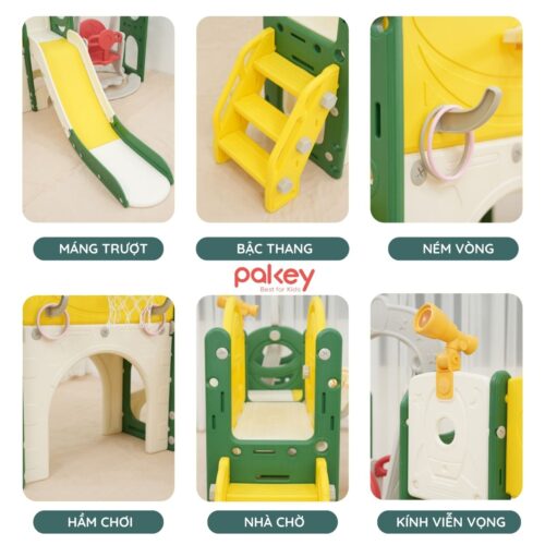 Cầu trượt xích đu liên hoàn Pakey CS05 21 cau truot CS05 8