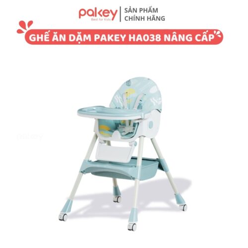 Ghế ăn dặm gấp gọn Pakey HA038 nâng cấp