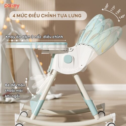 Ghế ăn dặm gấp gọn Pakey HA038 nâng cấp 20 ghe an dam HA038 nang cap 14