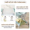 Ghế ăn dặm gấp gọn Pakey HA038 nâng cấp 25 ghe an dam HA038 nang cap 16