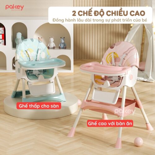 Ghế ăn dặm gấp gọn Pakey HA038 nâng cấp 19 ghe an dam HA038 nang cap 2