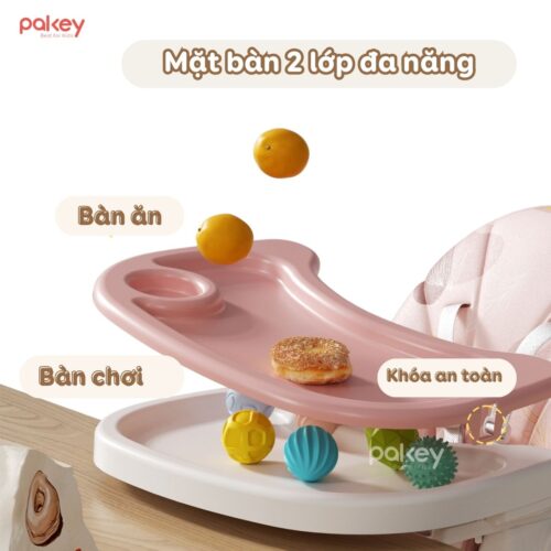 Ghế ăn dặm gấp gọn Pakey HA038 nâng cấp 21 ghe an dam HA038 nang cap 3