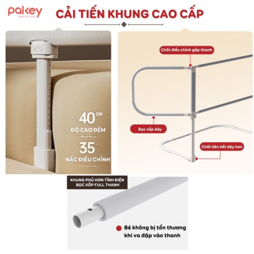 Thanh chắn giường đa năng Pakey KV-01S 23 Pakey.vn Thanh chan giuong da nang 4