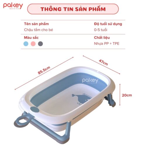 chau tam cho be gap gon Pakey CT01 3
