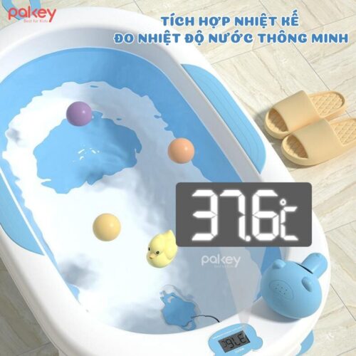 Chậu tắm cho bé gấp gọn Pakey CT02 25 chau tam cho be gap gon Pakey CT02 2
