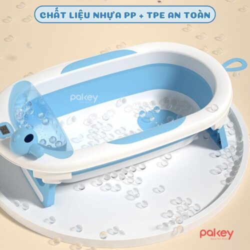Chậu tắm cho bé gấp gọn Pakey CT02 24 chau tam cho be gap gon Pakey CT02 3