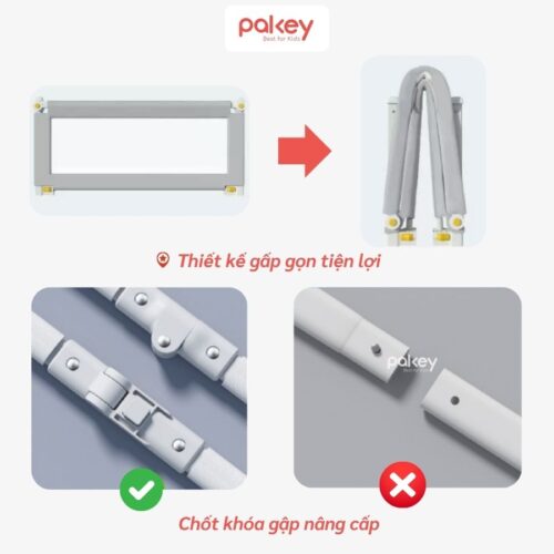 Thanh chắn giường gấp gọn Pakey NK01
