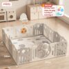 Quây cũi nhựa Pakey Phi Hành Gia 25 Quây cũi nhựa gấp gọn cho bé Pakey Phi Hành Gia QN01 size 1m8x2m