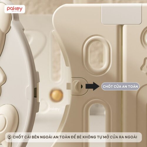 Quây cũi nhựa Pakey Phi Hành Gia QN01 14 quay cui nhua gap gon pakey phi hanh gia QN01 10