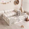 Quây cũi nhựa Pakey Phi Hành Gia 15 quay cui nhua gap gon pakey phi hanh gia QN01 12
