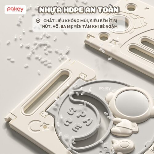 Quây cũi nhựa Pakey Phi Hành Gia QN01 21 quay cui nhua gap gon pakey phi hanh gia QN01 3
