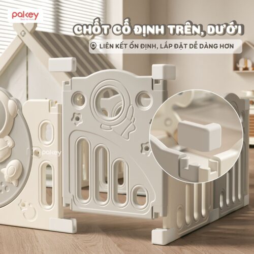 Quây cũi nhựa Pakey Phi Hành Gia QN01 19 quay cui nhua gap gon pakey phi hanh gia QN01 9