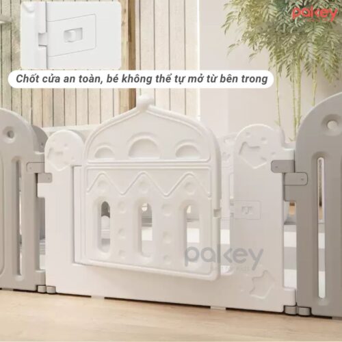 Quây cũi nhựa Pakey Vương Miện 11 Quây cũi nhựa cho bé Pakey Vương Miện