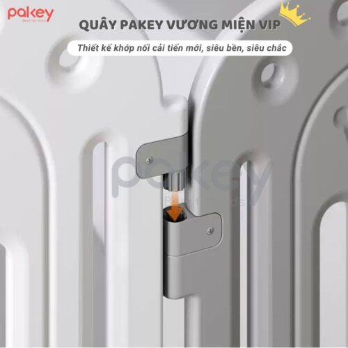 Quây cũi nhựa Pakey Vương Miện 13 Quây cũi nhựa cho bé Pakey Vương Miện