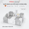 Quây cũi nhựa cho bé cao cấp Pakey Vương Miện