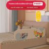 Thanh chắn giường gấp gọn Pakey GG01 32 Thanh chắn giường Pakey GG01 1m5 họa tiết cá sấu