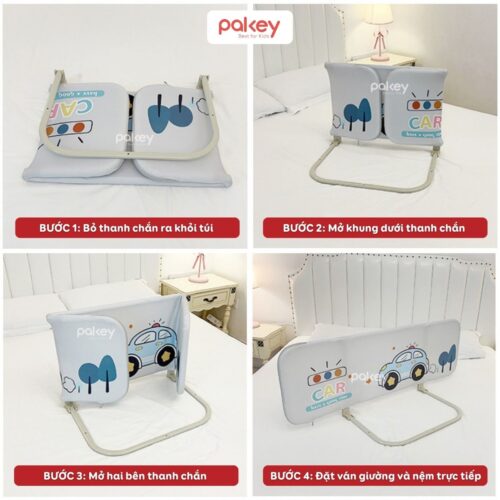 Thanh chắn giường gấp gọn Pakey GG01 16 Thanh chắn giường gấp gọn Pakey GG01