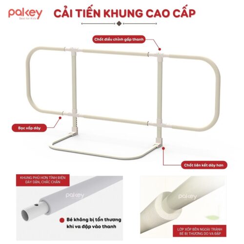 Thanh chắn giường gấp gọn Pakey GG01 17 Thanh chắn giường gấp gọn Pakey GG01