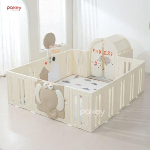Quây cũi nhựa liên hoàn Pakey Voi Lux - 2025