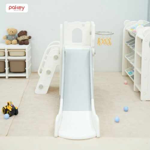 Cầu trượt Bigsize máng trượt dài 2m Pakey P-CS06 20 Cầu trượt lâu đài Pakey P-CS06