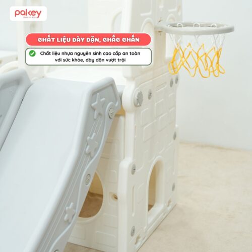 Cầu trượt Bigsize máng trượt dài 2m Pakey P-CS06 18 Cầu trượt lâu đài Pakey P-CS06