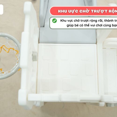 Cầu trượt Bigsize máng trượt dài 2m Pakey P-CS06 19 Cầu trượt lâu đài Pakey P-CS06