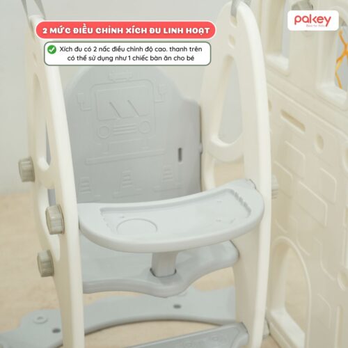Cầu trượt xích đu Bigsize máng dài 2m Pakey P-CS07 16 Cầu trượt xích đu Bigsize máng dài 2m Pakey P-CS07