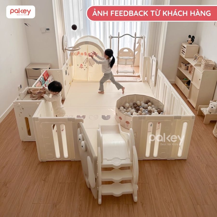 Quây cũi nhựa liên hoàn Pakey Voi