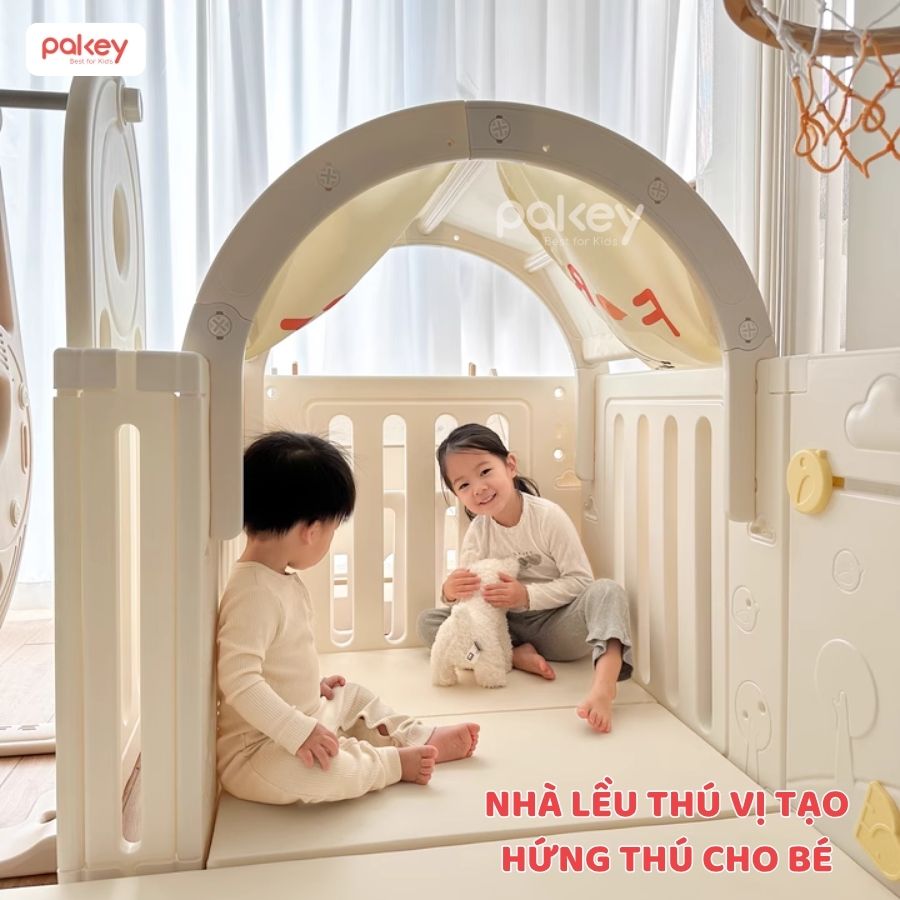 Quây cũi nhựa liên hoàn Pakey Voi