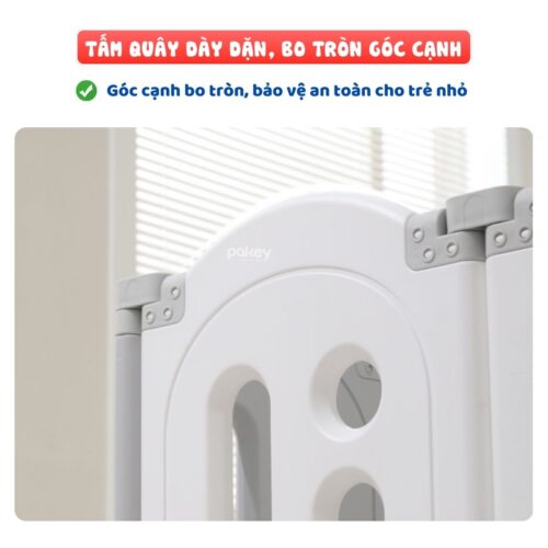 Quây cũi nhựa gấp gọn Funny Bear QN04 15 quay gap gon funny bear 13