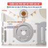 Quây cũi nhựa gấp gọn Funny Bear QN04 18 quay gap gon funny bear 3
