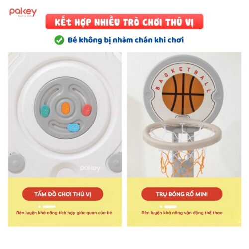 Quây cũi nhựa gấp gọn Funny Bear QN04 18 quay gap gon funny bear 5