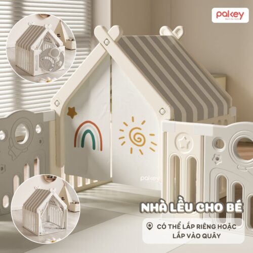 Quây cũi nhựa đa năng 7 tiện ích - Pakey Phi Hành Gia QN02 24 quay nhua da nang pakey phi hanh gia 2