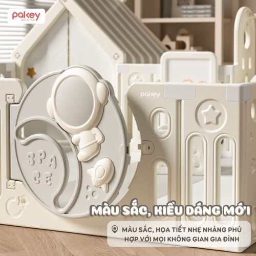 Quây cũi nhựa đa năng 7 tiện ích - Pakey Phi Hành Gia QN02 27 quay nhua da nang pakey phi hanh gia 5