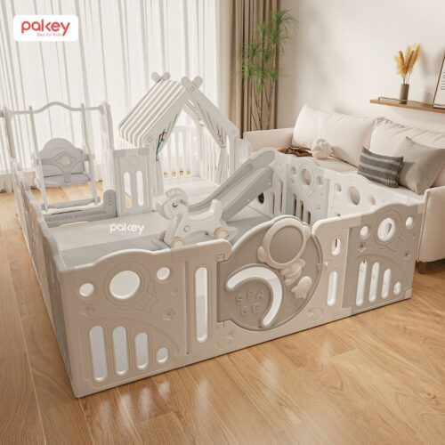 Quây cũi nhựa đa năng 7 tiện ích - Pakey Phi Hành Gia QN02 30 quay nhua da nang pakey phi hanh gia 9