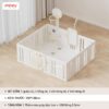 Quây cũi nhựa Pakey Voi PV01 16 Quây cũi nhựa Pakey Voi PV01 size 1m5x1m8
