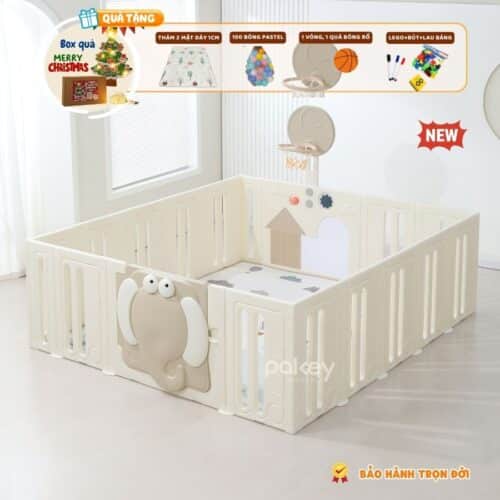 Quây cũi nhựa Pakey Voi PV01 Lux 2025