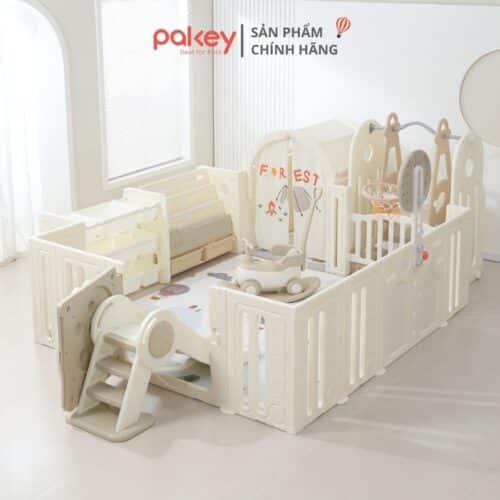 Quây cũi nhựa liên hoàn Pakey Voi Lux - 2025