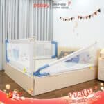 Combo thanh chắn giường 1m8x2m Pakey - SV1 xanh dương