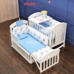 Giường cũi gỗ cao cấp 6in1 Pakey CG03