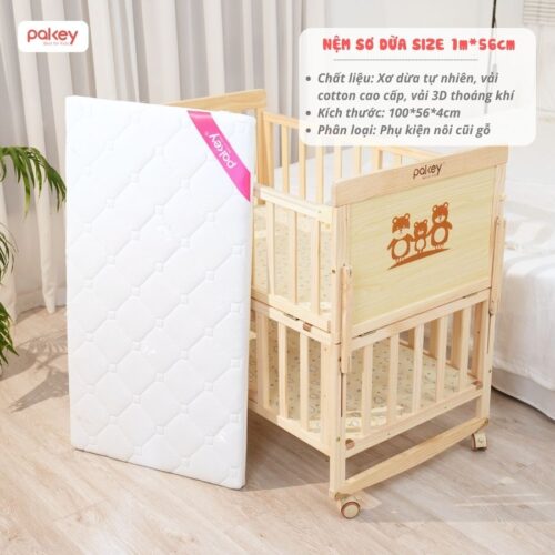 Nệm xơ dừa Pakey dày 4cm 21 Nệm xơ dừa cho bé